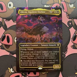 Olivia, Opulent Outlaw (Borderless) #2 (Foil) NM Thunder Junction OTC Magic MTG - Image 1