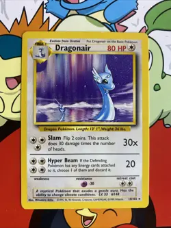Dragonair - 18/102 Base Set Unlimited Rare Pokemon - NM/MINT - Image 1