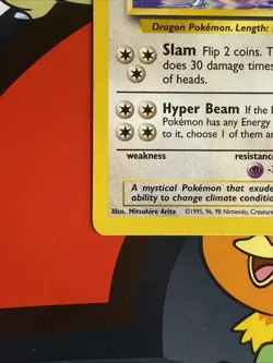 Dragonair - 18/102 Base Set Unlimited Rare Pokemon - NM/MINT - Image 5