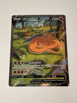 Pokemon Charizard V Promo Full Art Holo SWSH: Sword & Shield SWSH260 220HP - Image 1