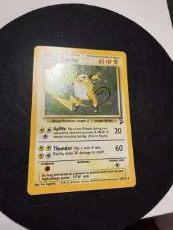 Pokemon TCG Raichu Base Set 2 Holo Unlimited Holo NM- - Image 3