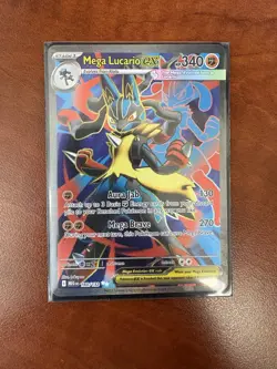 Pokemon TCG Mega Lucario EX 160/132 Ultra Rare Holo NM Mega Evolutions Full Art - Image 1