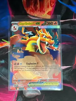 Pokemon Mega Charizard Y Ex Mega Evolutions- Ascended Heros 022/217 NM - Image 1