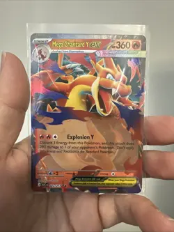 Pokemon Mega Charizard Y Ex Mega Evolutions- Ascended Heros 022/217 NM - Image 3