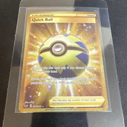 Pokemon TCG 2020 Sword & Shield Quick Ball Full Art 216/202 | NM/Mint - Image 1