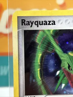 Rayquaza #3 Holo Rare Swirl Pokemon 2006 POP Series 1 HP Heavily Played - Image 4