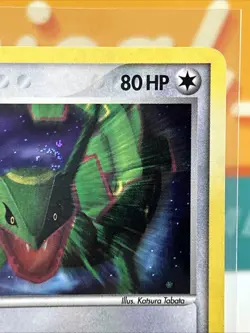Rayquaza #3 Holo Rare Swirl Pokemon 2006 POP Series 1 HP Heavily Played - Image 5
