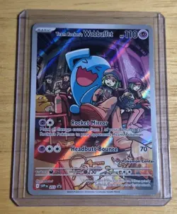 Team Rocket's Wobbuffet (Pokemon Center Exclusive) 203 Near MINT - Image 1