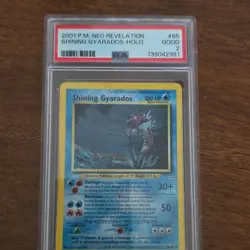 Pokemon Shining Gyarados Neo Revelation Holo Secret Rare 65/64 PSA - Image 1
