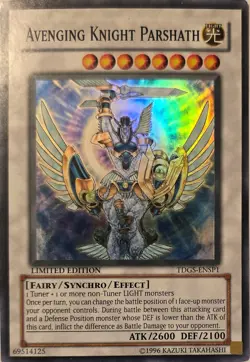 Yu-Gi-Oh! TCG Avenging Knight Parshath The Duelist Genesis TDGS-ENSP1 Limited... - Image 1