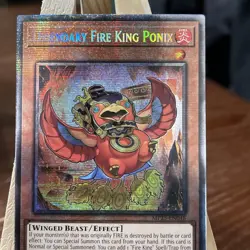 Legendary Fire King Ponix 1st Edition Starlight Rare MP25-EN048 Yu-Gi-Oh! - Image 5