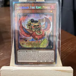 Yu-Gi-Oh! Legendary Fire King Ponix MP25-EN048 * Starlight Rare * 1st Edition NM - Image 1