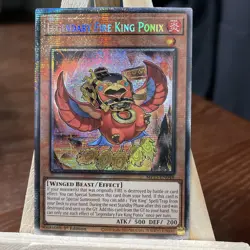 Yu-Gi-Oh! Legendary Fire King Ponix MP25-EN048 * Starlight Rare * 1st Edition NM - Image 4