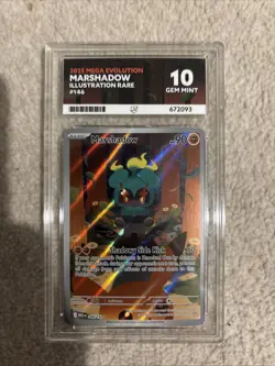 Pokemon TCG Marshadow 146/132 Illustration Rare Mega Evolution PERFECT ACE 10 - Image 1