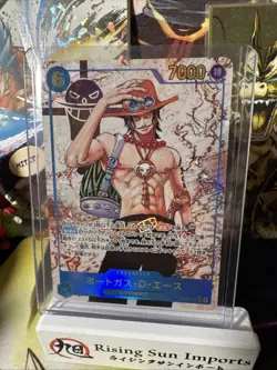 Portgas D Ace SEC Alt Art OP13-119 One Piece Carrying on His Will Japanese - Image 1