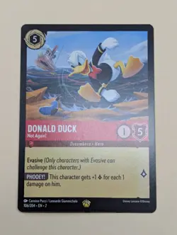 Donald Duck - Not Again! - Disney Lorcana Rise of the Floodborn #106 - Image 1