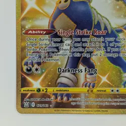 Houndoom 179/163 Battle Styles Gold Hyper Secret Rare Pokemon Card TCG - Image 4