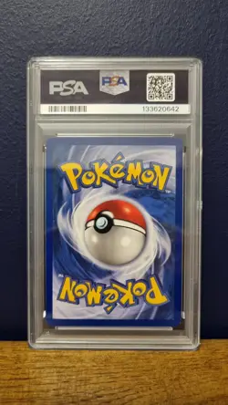 RED CHEEKS SHADOWLESS PSA 8 NM-MT Pikachu 58/102 Base Set Pokemon Card WOTC 1999 - Image 3