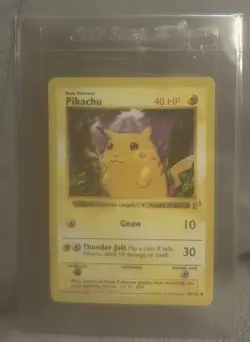 1999 Pikachu E3 Red Cheeks Promo Card Pokemon Base Set Shadowless 58/102 SEALED - Image 1