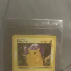 1999 Pikachu E3 Red Cheeks Promo Card Pokemon Base Set Shadowless 58/102 SEALED - Image 2