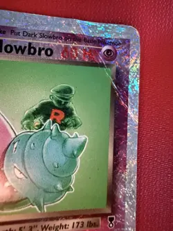 B6 Pokemon TCG Dark Slowbro 8/110 Legendary Collection Reverse Holo Rare DMG - Image 3