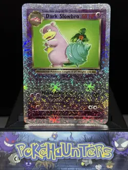 Pokemon Card Dark Slowbro 8/110 Legendary Collection Reverse Holo Rare Played 2 - Image 1