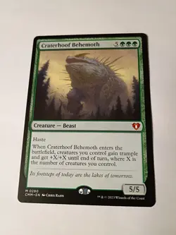 Craterhoof Behemoth Commander Masters Regular - Image 1