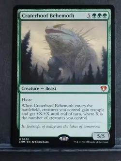 Craterhoof Behemoth; Commander Masters - Image 1