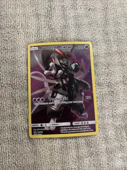 🦾Pokemon TCG Armored Mewtwo SM228 Black Star Promo Card - Image 1