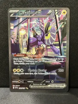 Pokemon TCG Miraidon ex Special Illustration Rare Scarlet & Violet 244/198 NM - Image 1