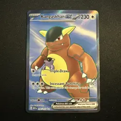 Pokemon TCG Scarlet & Violet Kangaskhan EX 190/165 Ultra Rare Full Art Holo Card - Image 1
