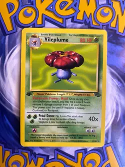 Pokemon Cards: 1st Edition Jungle Rare: Vileplume 31/64 MP - Image 1