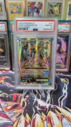M Charizard EX 101/108 PSA 10 - M Full Art Pokemon XY Evolutions Pokemon Cards - Image 1