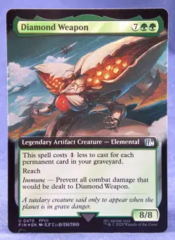 Diamond Weapon (FOIL Extended Art) MTG - Final Fantasy - NM - Image 3