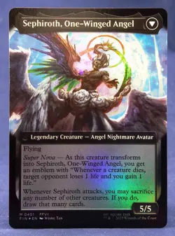 Sephiroth, Fabled SOLDIER (FOIL Extended Art 0451) - MTG - Final Fantasy FF - NM - Image 4