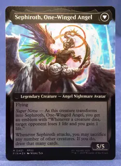 Sephiroth, Fabled SOLDIER (FOIL Extended Art 0451) - MTG - Final Fantasy FF - NM - Image 5