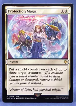 Protection Magic - MTG - Commander: Final Fantasy - Excellent NM - Image 1