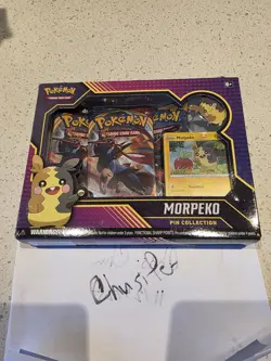 Pokemon Card Game TCG Morpeko Pin Collection NEW SEALED - Image 1