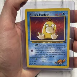 Pokemon Misty's Psyduck 90/132 Gym Challenge Unlimited Common Vintage WOTC LP+ - Image 1
