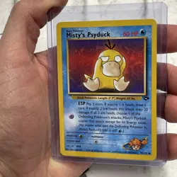 Pokemon Misty's Psyduck 90/132 Gym Challenge Unlimited Common Vintage WOTC LP+ - Image 2