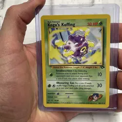 Pokemon - Gym Challenge Koga's Koffing 48/132 NM Near Mint Vintage Pokemon Card - Image 1