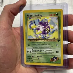 Pokemon - Gym Challenge Koga's Koffing 48/132 NM Near Mint Vintage Pokemon Card - Image 2