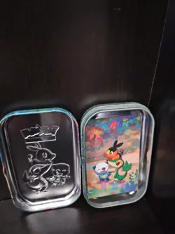Pokemon 25th Anniversary Celebrations Mini Tin Snivy Tepig&Oshawott EMPTY T8#20 - Image 2