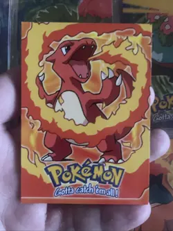 Pokemon TCG Topps #5 Charmeleon Black Logo 2nd Edition E5/12 non holo - Image 1