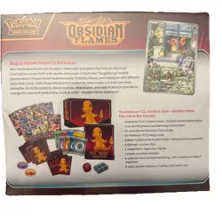 Pokemon: Scarlet & Violet 3: Obsidian Flames Elite Trainer Box - 9 Packs 820650853913 - Image 2