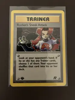 Rocket’s Sneak Attack 1st Edition 72/82 - Team Rocket Pokemon - Image 3