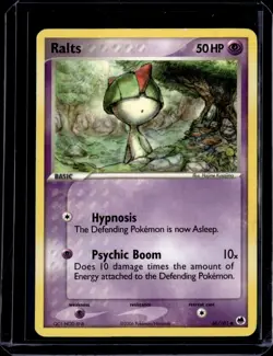 Ralts 60/101 Common English Pokemon EX Dragon Frontier (LP) / Pokemon TCG - Image 1