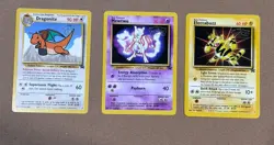 Pokemon WB Movie Stamped Promo Dragonite Mewtwo And Electabuzz Nm-Lp - Image 1
