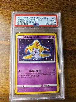 Pokemon TCG Shining Jirachi 42/73 Shiny Holo Rare, Gem Mint PSA 10 - Image 1