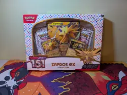 Pokemon TCG Scarlet and Violet 151 Zapdos EX Collection New! SEALED! - Image 1